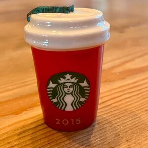 Starbucks 2015 Red Cup Ornament